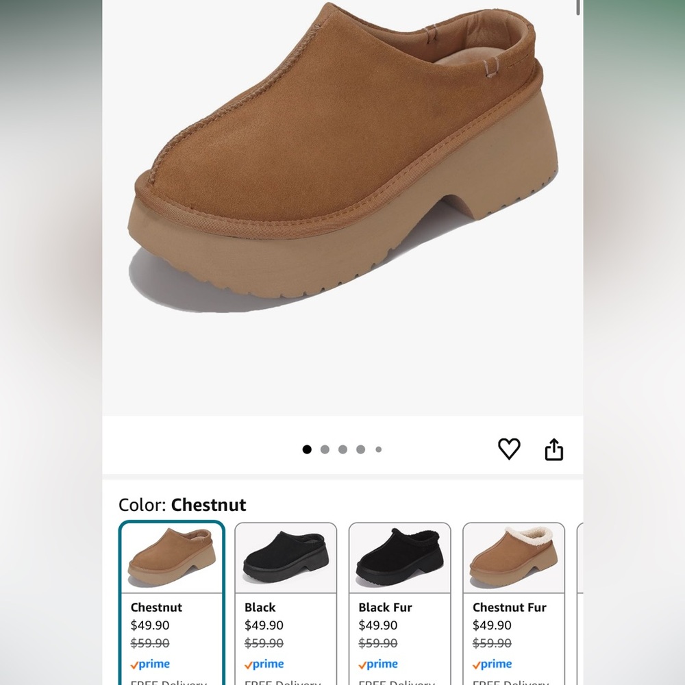Women's Chestnut Slip-On Clogs